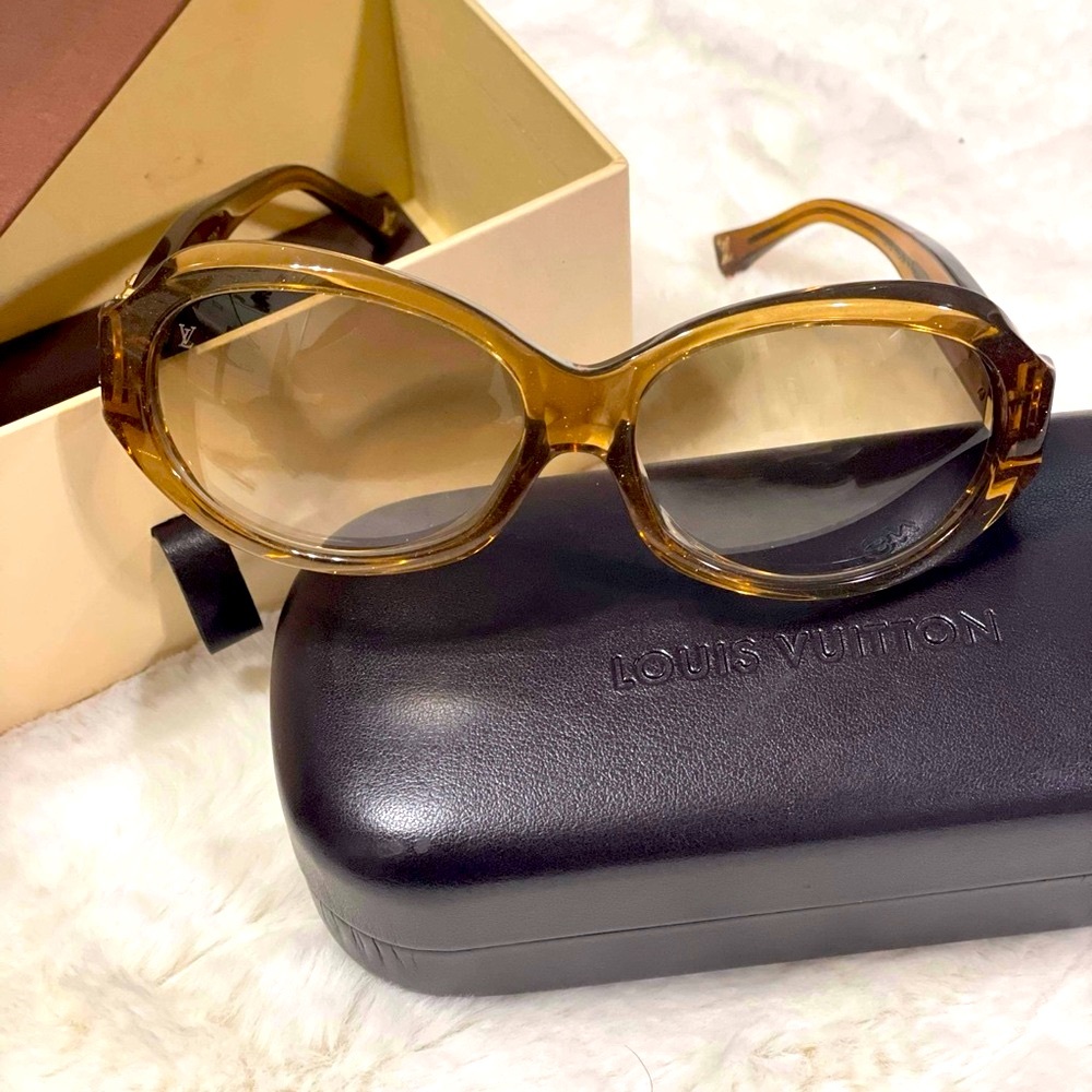 Louis Vuitton Brown Glasses Timeless Elegance Authentic
